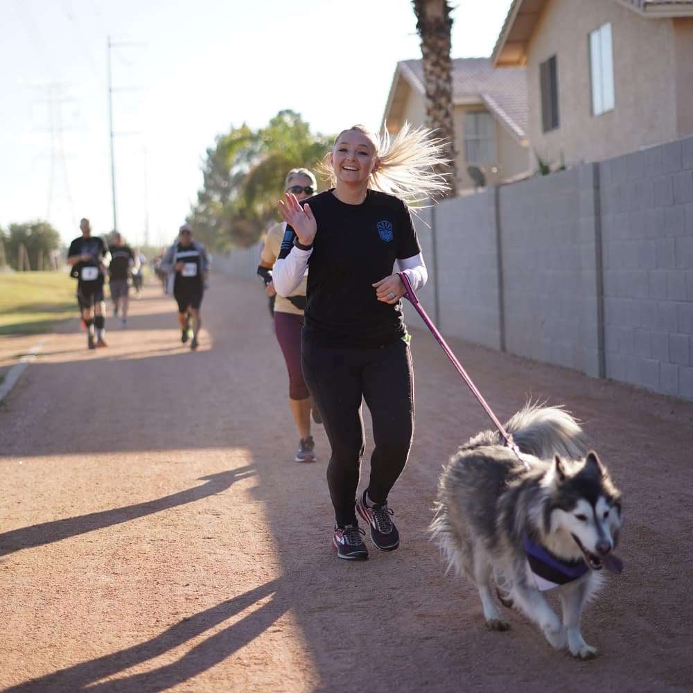 5K For Heroes medal ceremony and post-race celebration