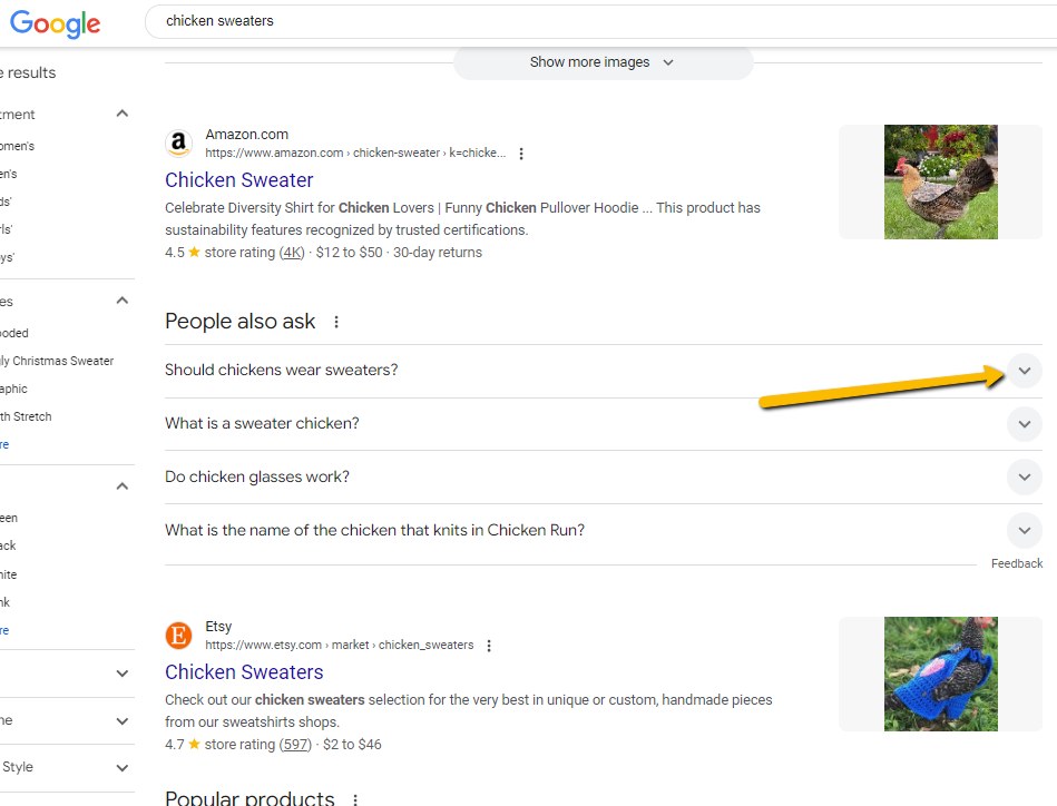 Source search screenshot used to explain intent and context checks; displayed results are historical, not verified current demand.
