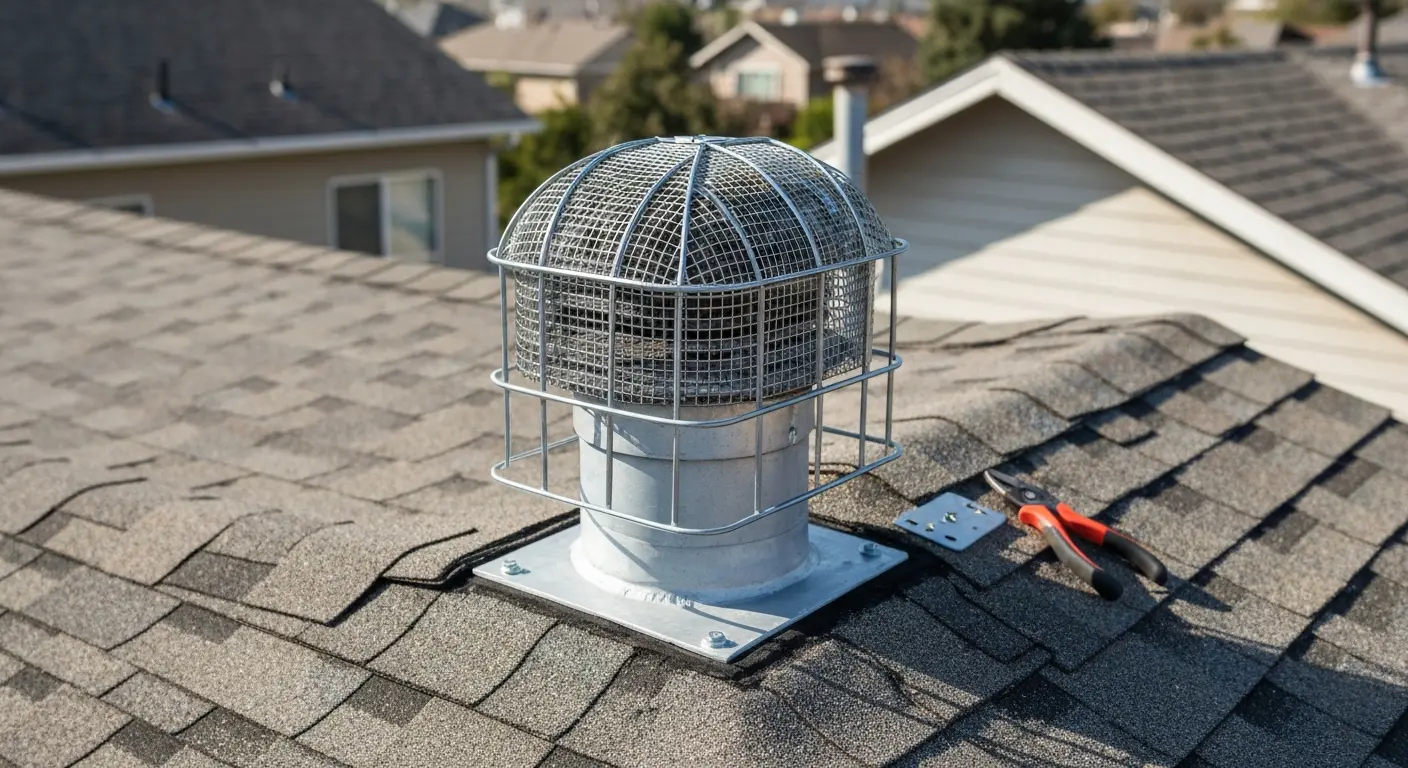 Vent protection installation