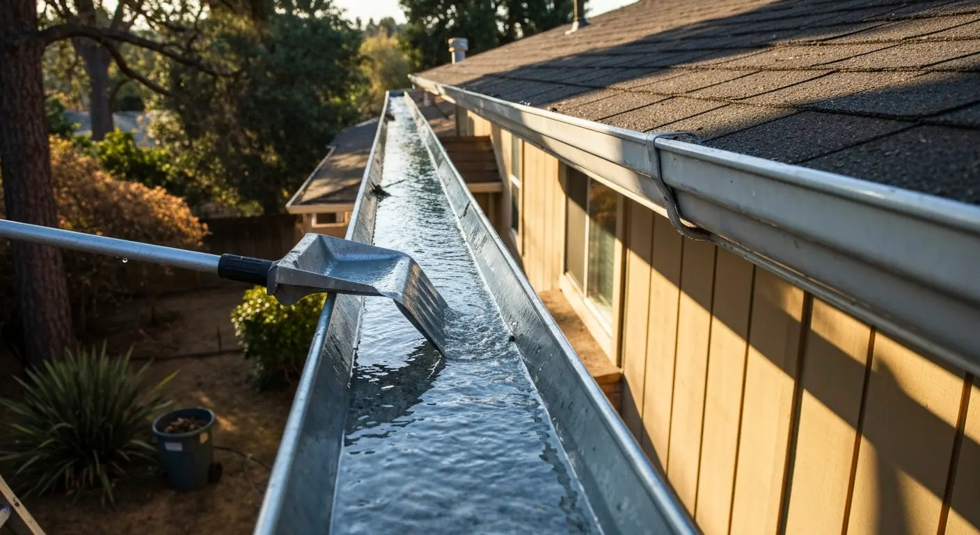 Gutter cleaning
