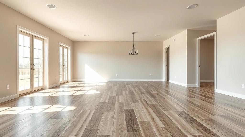 Flooring options displayed in a showroom in Yukon, OK.