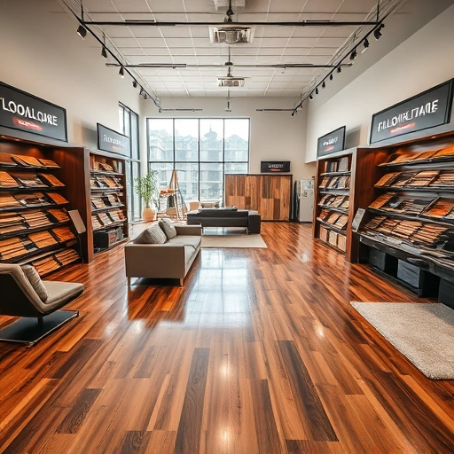 Showroom in Spencer, OK featuring diverse flooring options with polished surfaces, natural light, and modern decor.