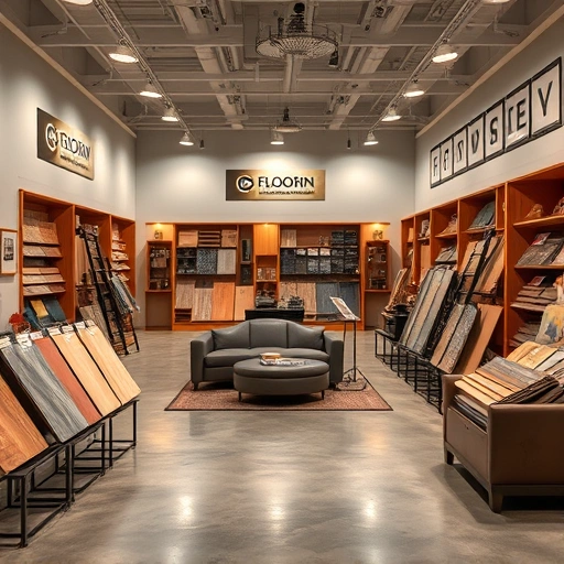 Showroom for Flooring Sales and Installation in Jones, OK featuring various samples of hardwood, laminate, tile, and carpet.