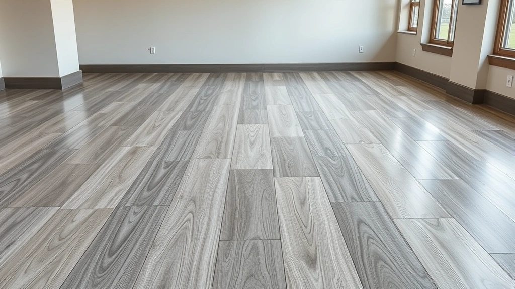 Flooring installation in a residential home in Wellston, OK.
