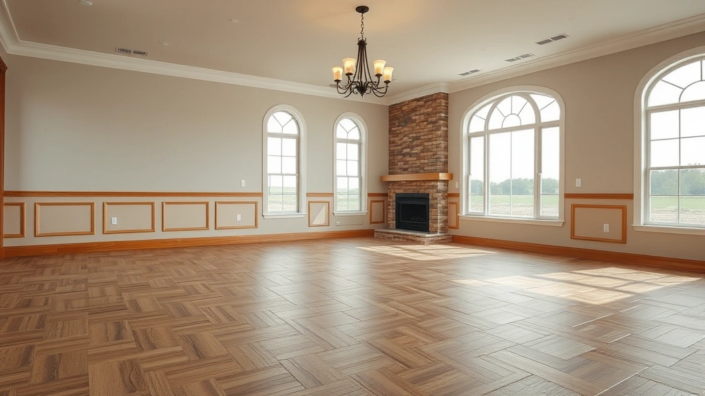 Flooring installation in Tuttle, OK featuring hardwood and modern design elements.