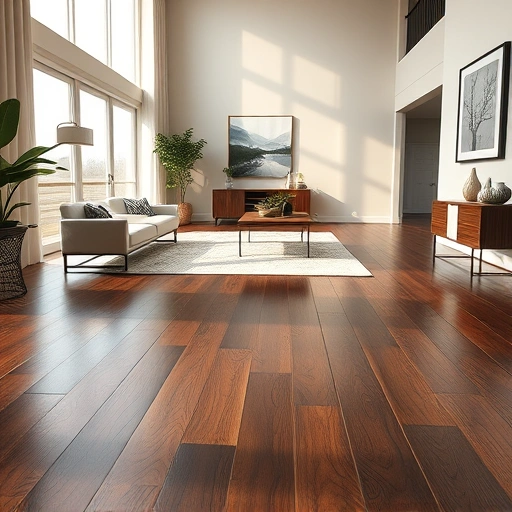 Beautifully designed interior with dark hardwood flooring, modern decor, and soft natural light in Bridge Creek OK.