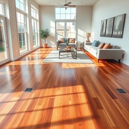 Beautifully designed interior in Spencer, OK with polished hardwood flooring, modern decor, and natural light.