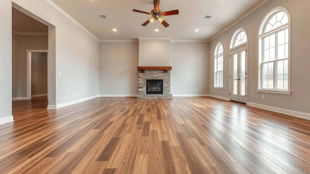 Flooring installation in Warr Acres, OK showcasing modern design and craftsmanship.