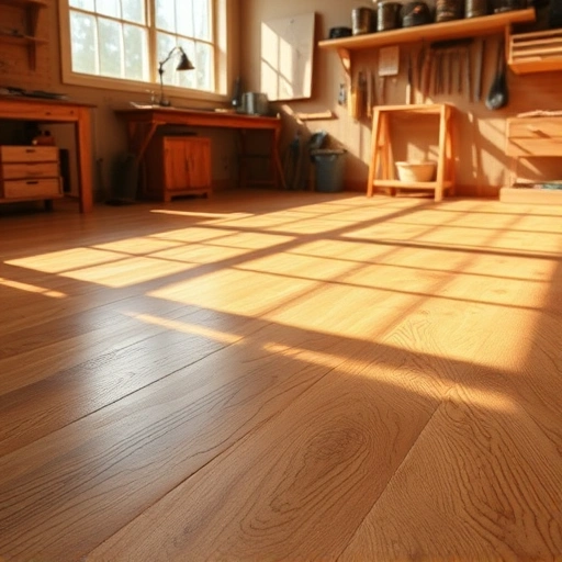 Completed subfloor repair for hardwood floors in Oklahoma City with smooth finish, natural tones, and polished edges.