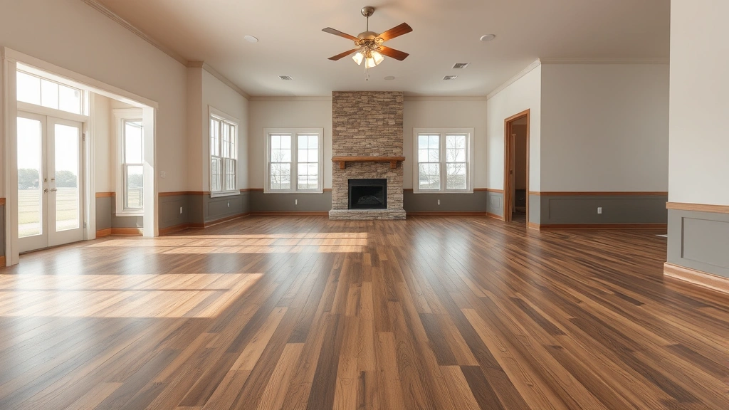 Flooring installation in a modern home in Spencer, OK.
