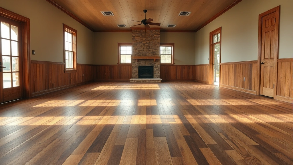 Flooring options displayed in a showroom in Cashion, OK.