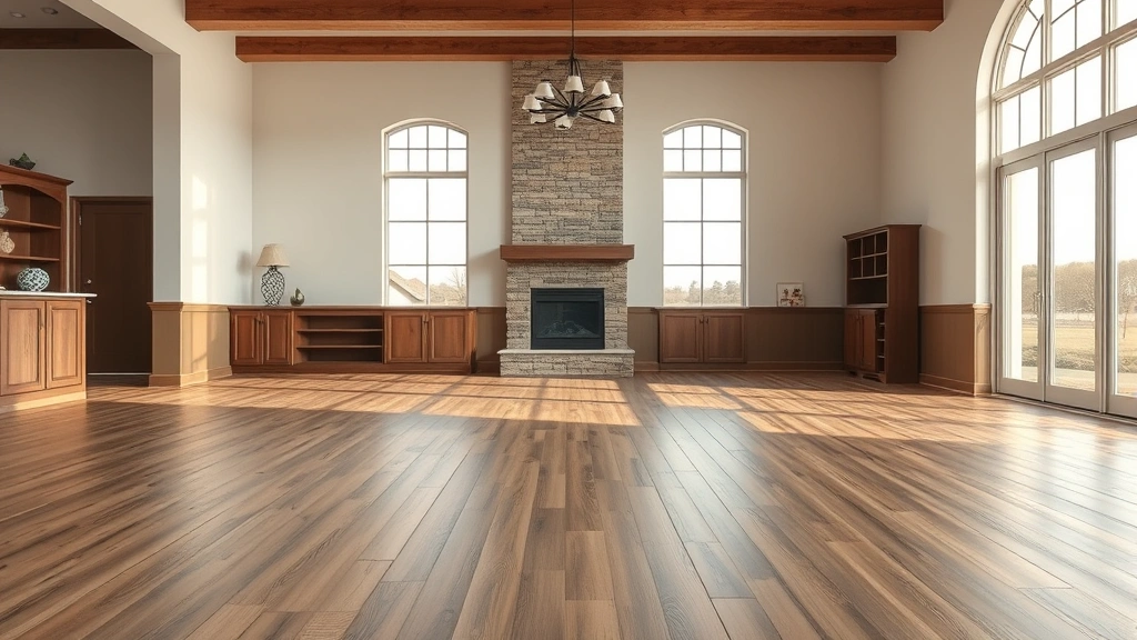 Flooring installation in a residential home in Noble, OK showcasing various styles and designs.