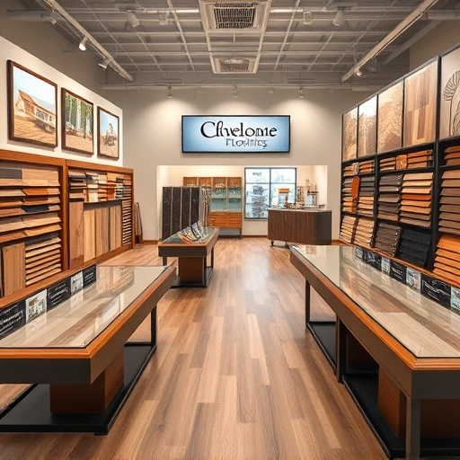 Showroom featuring diverse high-quality flooring options like hardwood, laminate, and tile in a clean, organized space.