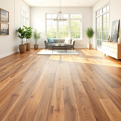 Showcasing a stunning flooring installation in The Village, OK with hardwood, laminate, and luxury vinyl in a bright room.
