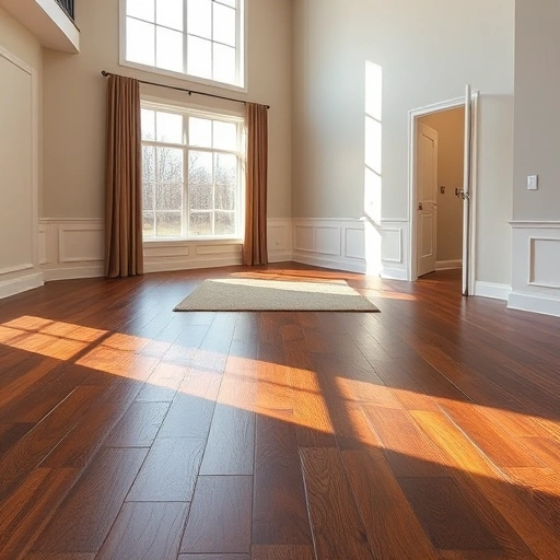 Spacious Oklahoma City room featuring dark hardwood flooring, large windows, and neutral walls for a cozy atmosphere.