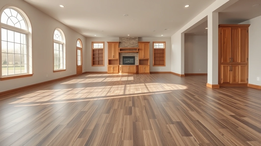 Flooring installation in a home in Luther, OK.