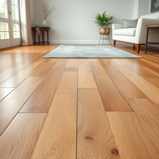 Hardwood floor seam repair in Oklahoma City highlighting seamless wood transitions and expert craftsmanship in a clean interior.
