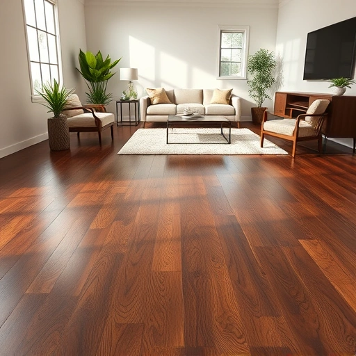 Spacious living room in Purcell, OK with dark hardwood flooring, modern furniture, and natural light illuminating the space.