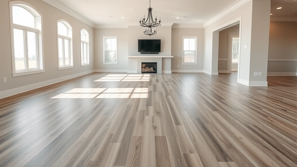 Flooring installation in Mustang, OK showcasing modern design and quality materials.