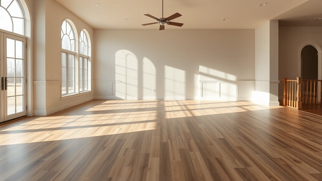 Flooring installation in a residential home in Jones, OK.