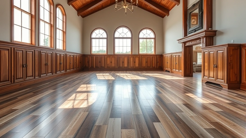 Flooring installation in a modern home in Blanchard, OK showcasing stylish design and quality materials.
