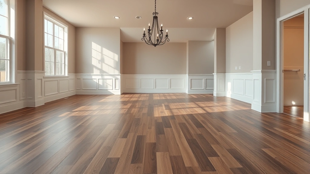 Flooring options showcased in a home interior in Lexington, OK.
