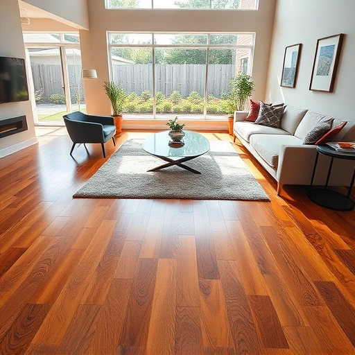 Spacious living room in Bridge Creek, OK with polished hardwood flooring, elegant furniture, and natural light.