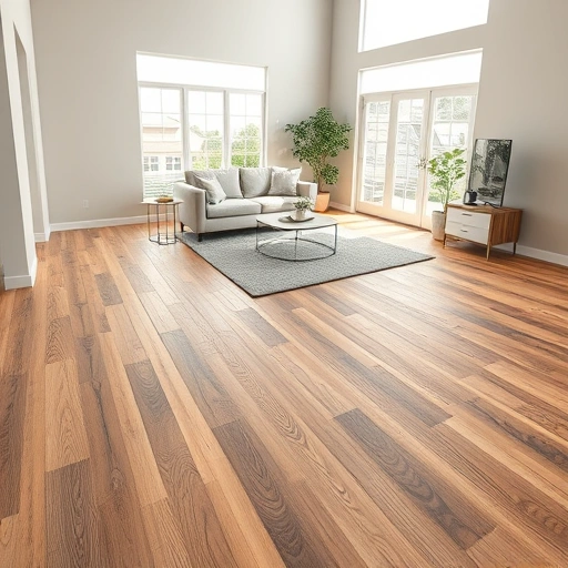 Spacious room featuring seamless hardwood, laminate, and tile flooring installation in Newalla OK with elegant decor.