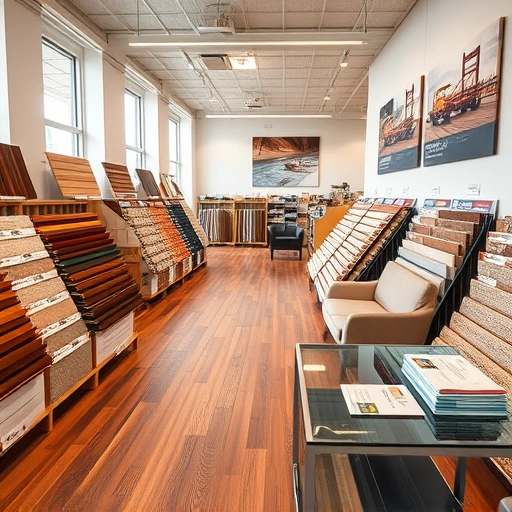 Inviting showroom in Blanchard, OK displaying diverse high-quality flooring options like hardwood, carpet, and tiles.