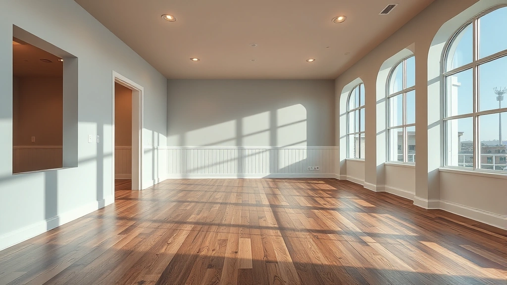Flooring options displayed in a home setting in Moore, OK.