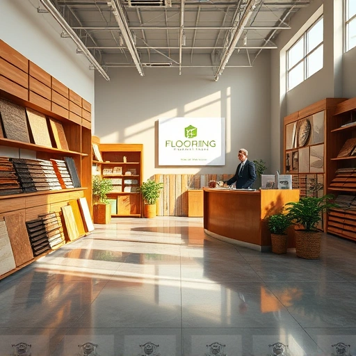 Showroom in Midwest City OK showcasing diverse flooring options with polished wood and inviting ambiance.