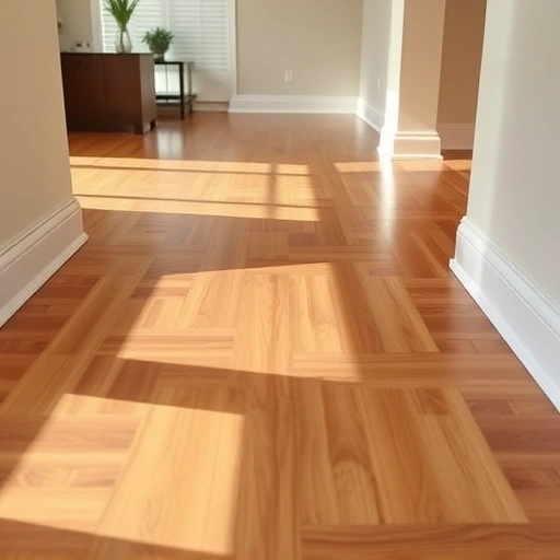 Completed baseboard removal and reinstallation showcasing pristine hardwood floors in a modern Oklahoma City interior.