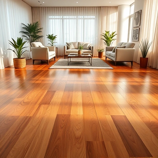 Luxurious hardwood flooring installation in Arcadia OK with warm tones, modern decor, and inviting ambiance.