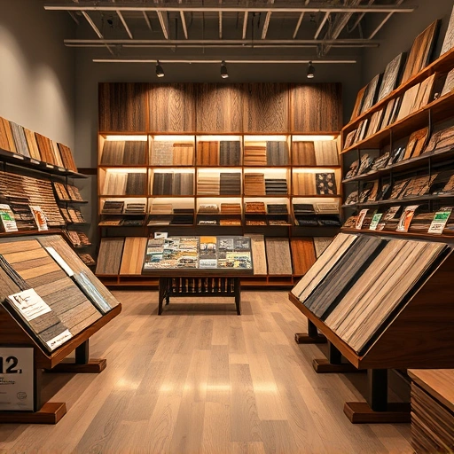 Showroom for Flooring Sales and Installation in Edmond OK featuring hardwood, laminate, and tile in an elegant setup.