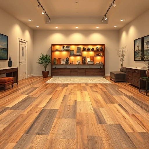 Spacious room showcasing expertly installed hardwood, laminate, and tile flooring with elegant decor in Harrah, OK.