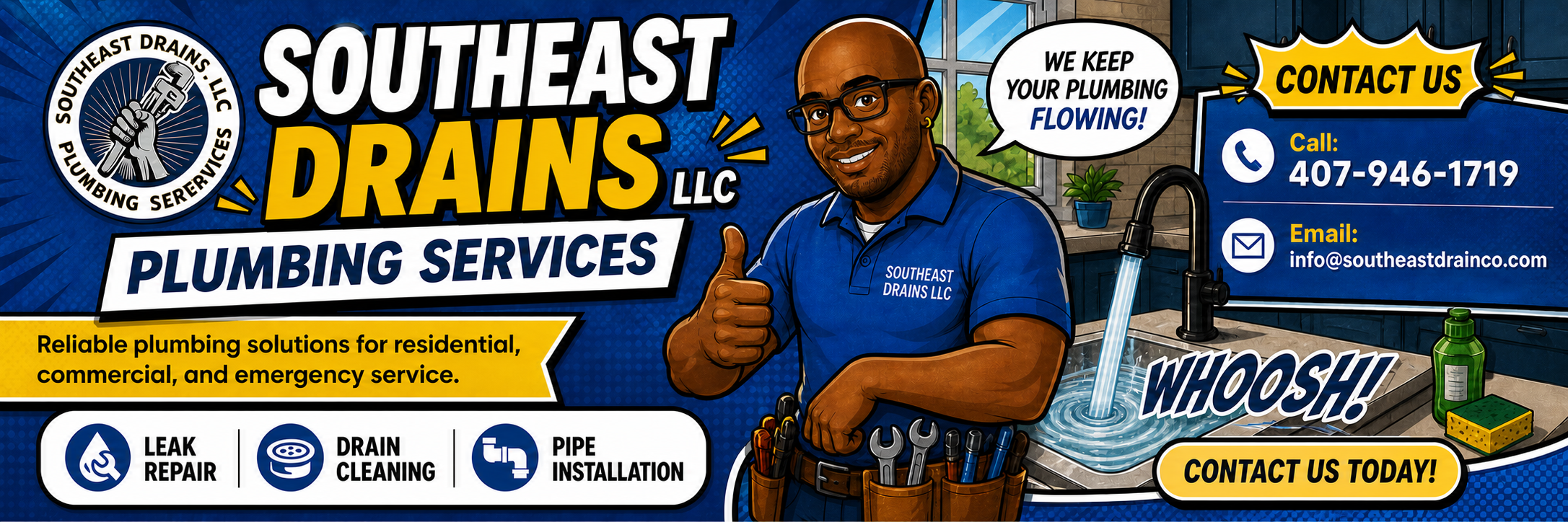 Southeast Drains LLC - We Keep Your Plumbing Flowing