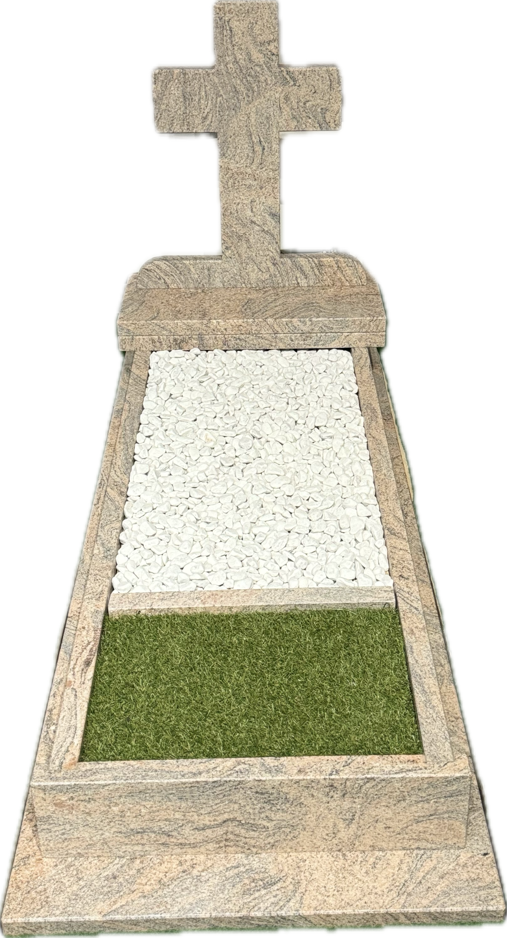 Modèle de pierre tombale présenté pour accompagner un projet de monument funéraire depuis Sion.
