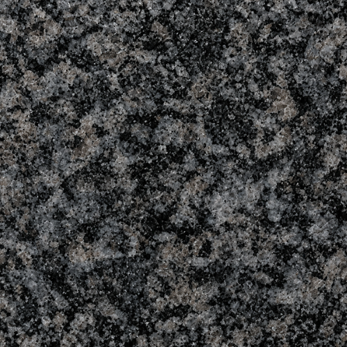Échantillon de granit Azul Noce, groupe 3, sombre et minéral.