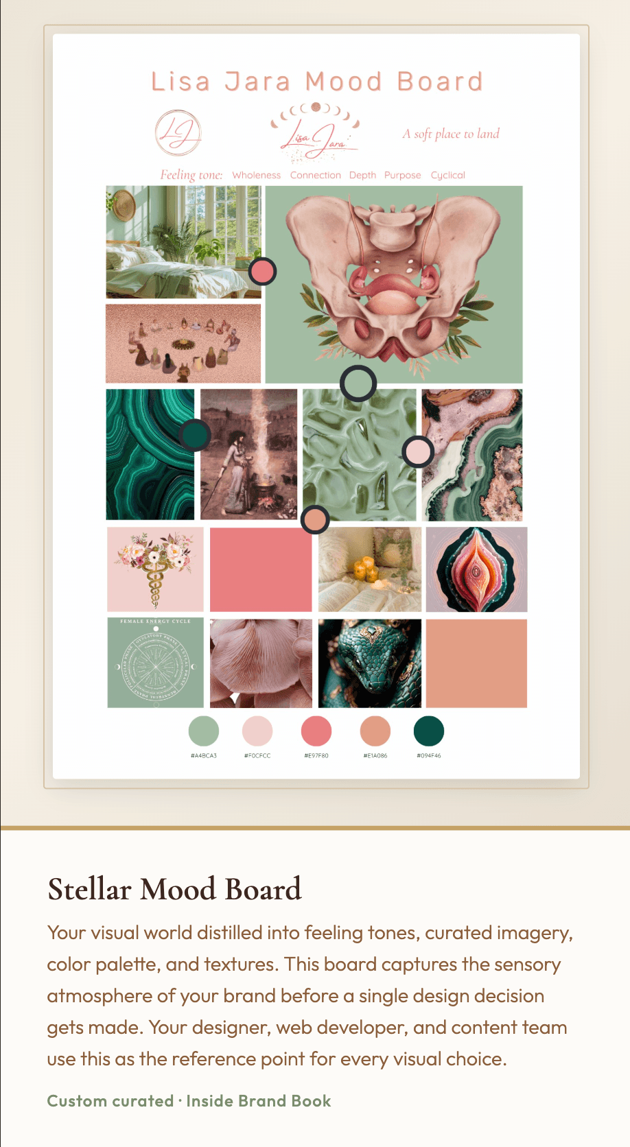 Stellar Mood Board Mock Up