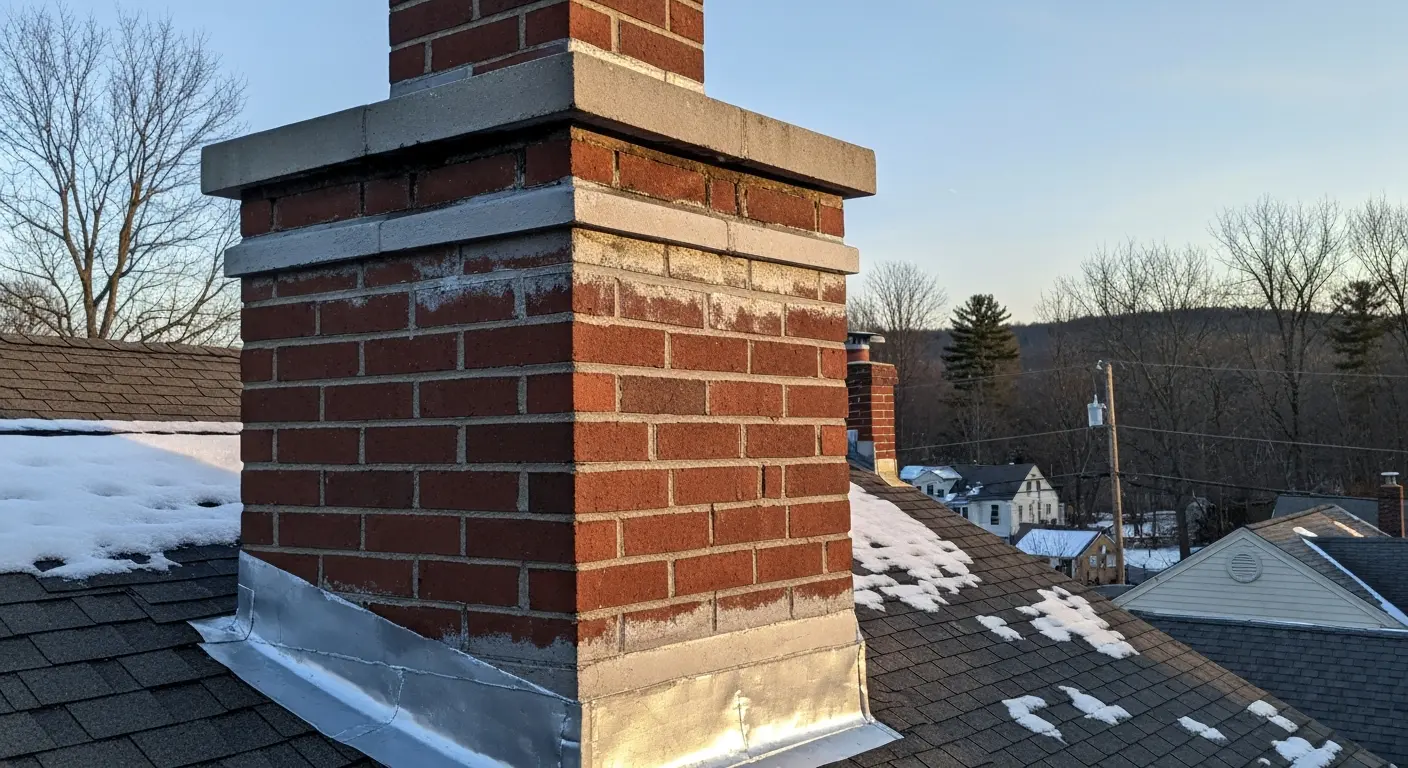 Chimney waterproofing application