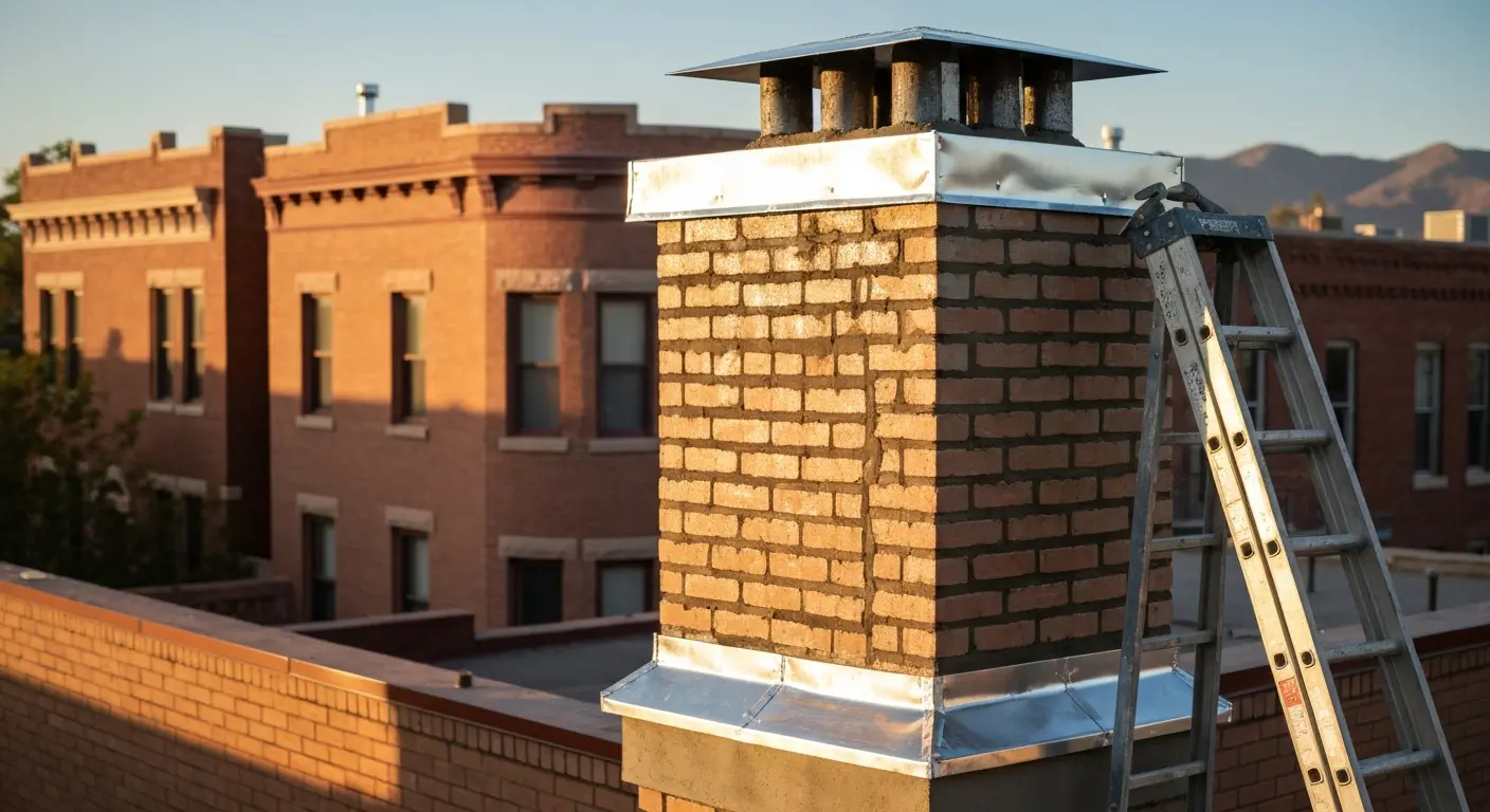 Chimney repair and waterproofing