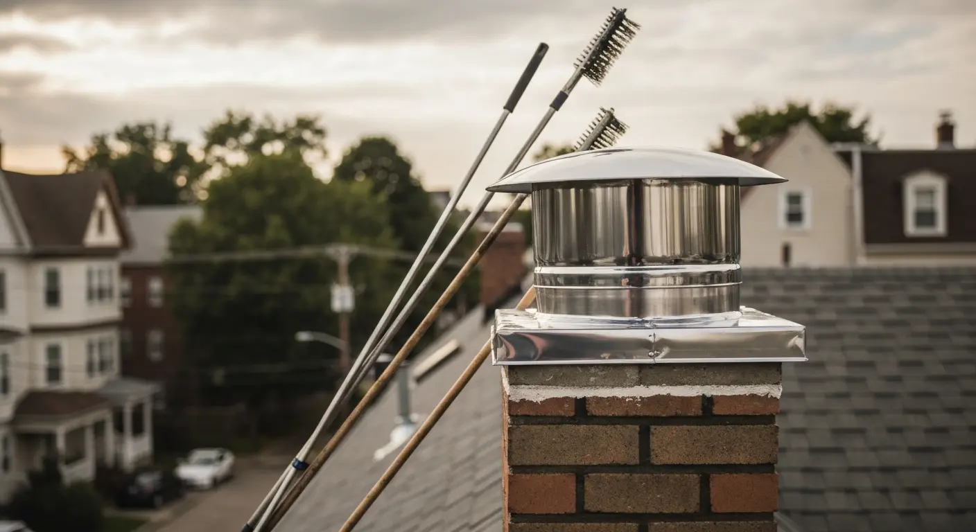 Professional chimney sweep service