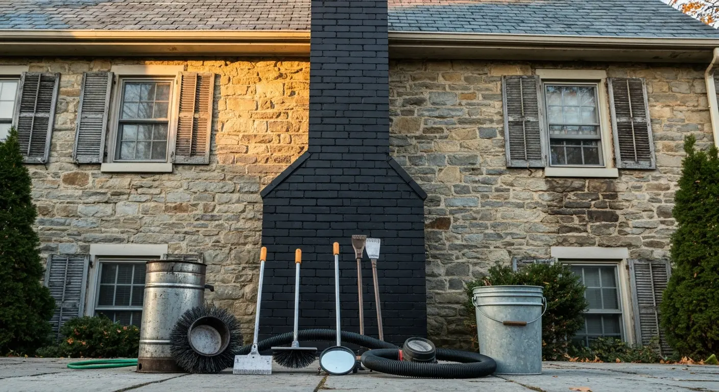 Chimney sweep service Clark Summit