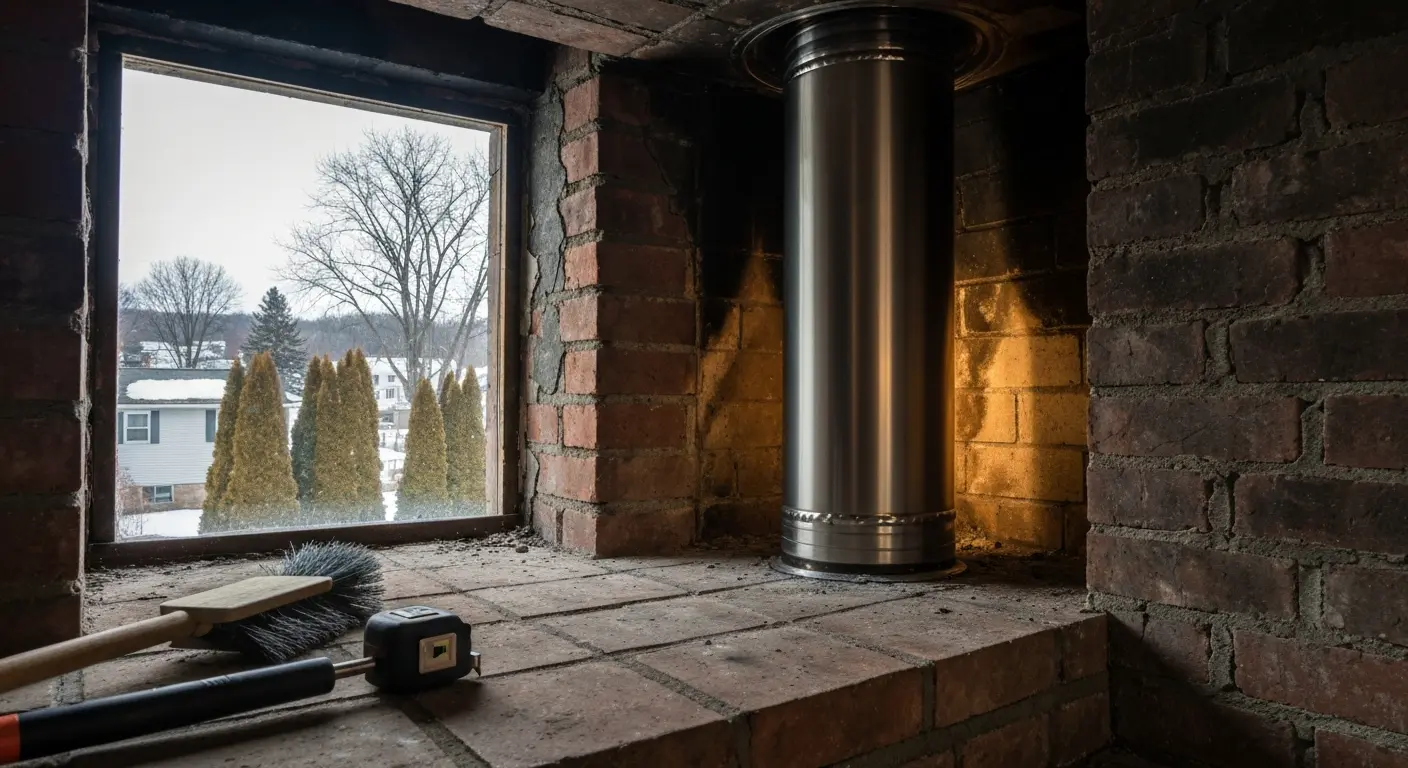 Chimney relining service