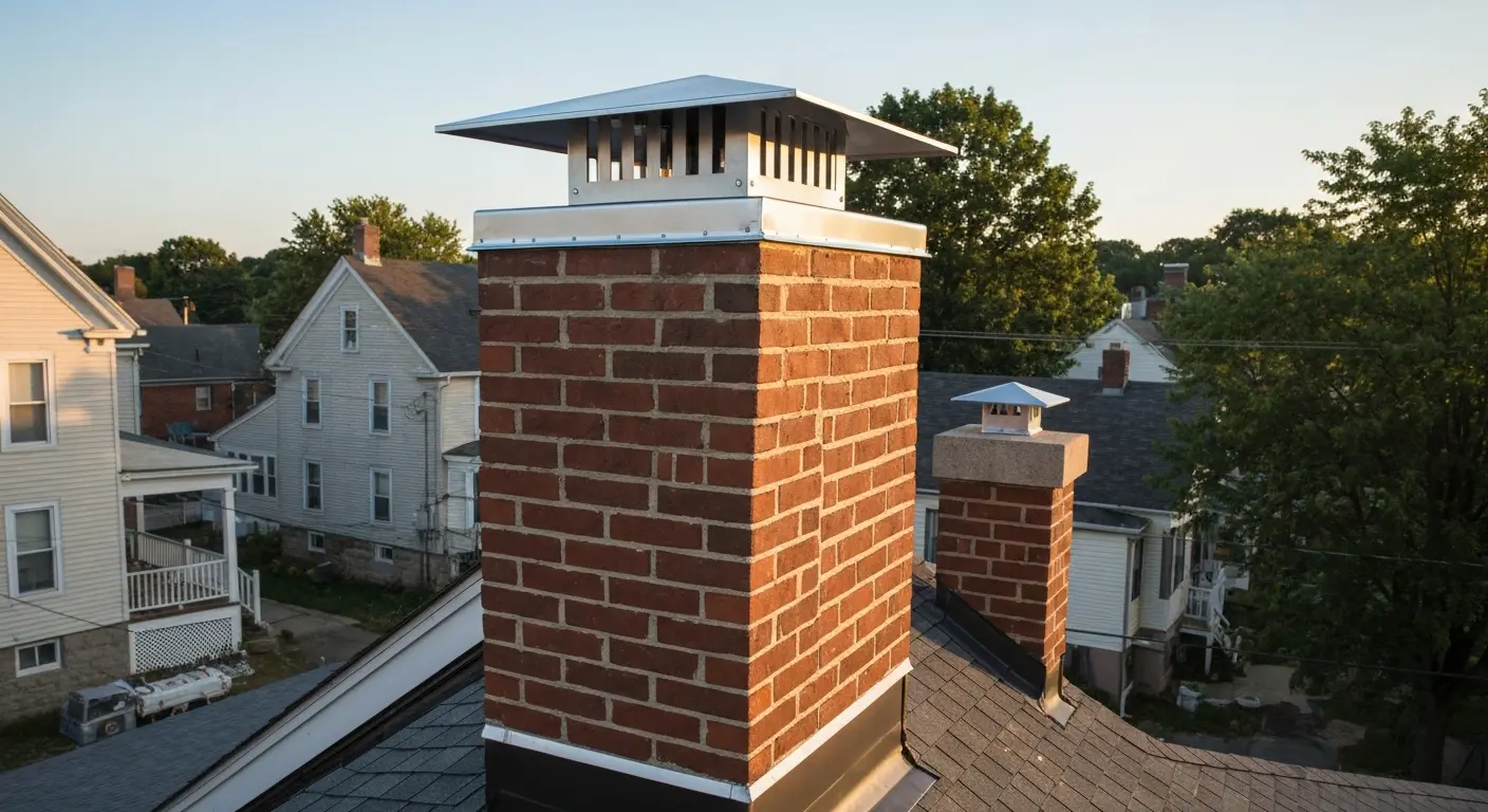 Chimney cap installation