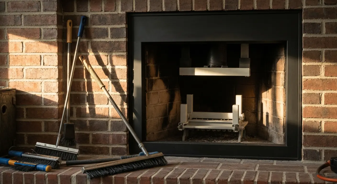 Chimney sweeping in Nanticoke