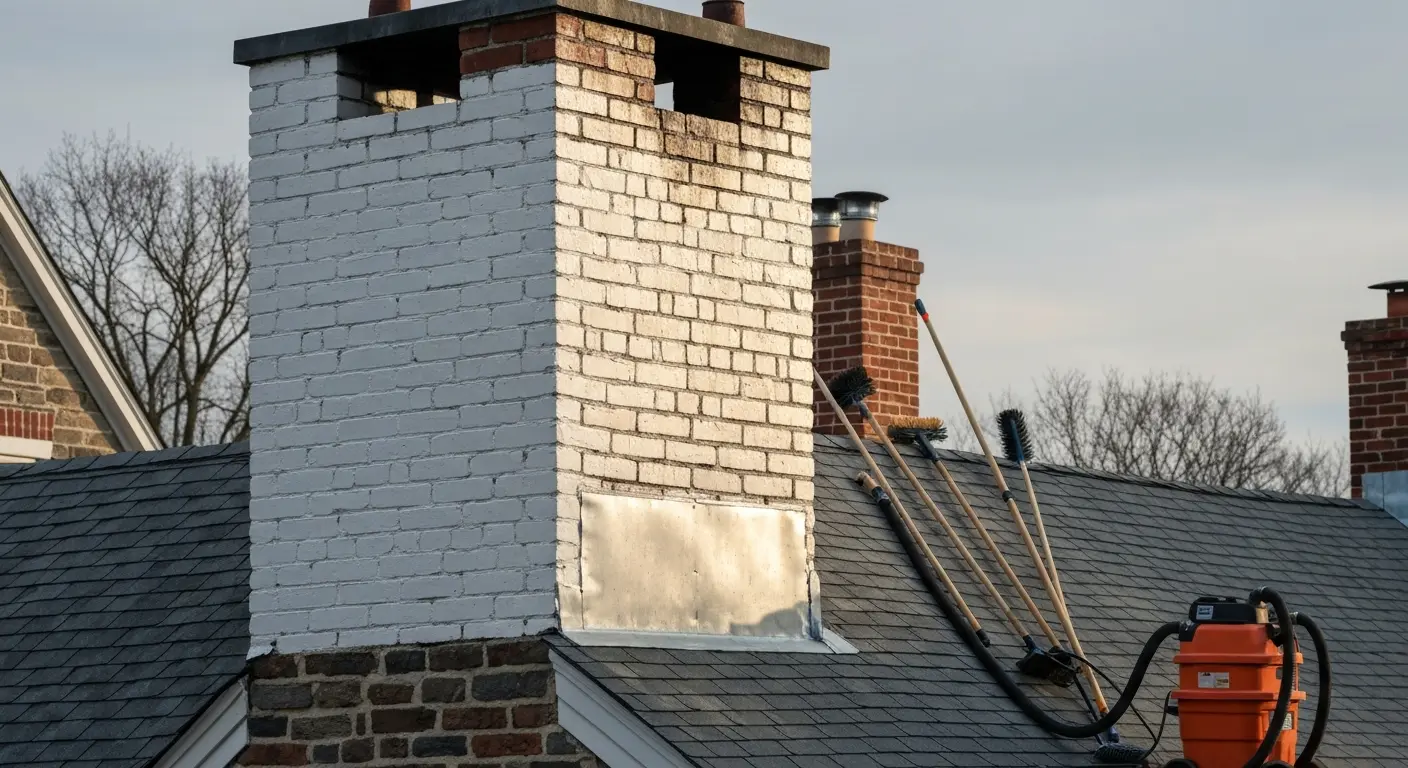 Chimney sweeping process