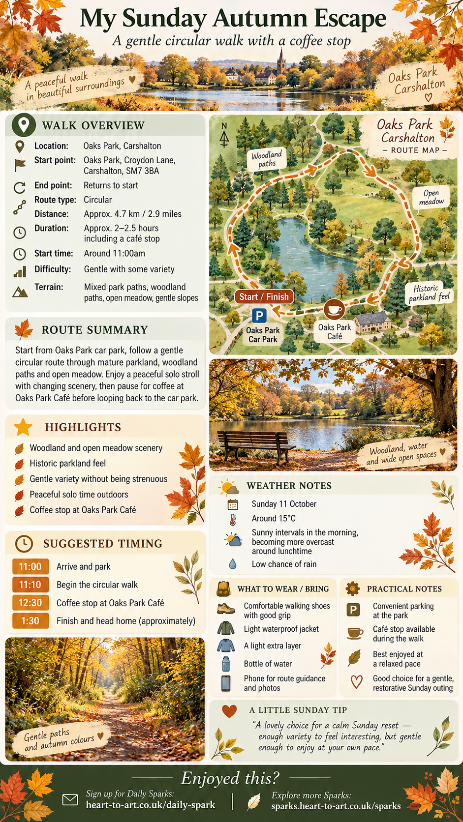 Plan Your Perfect Sunday Walk