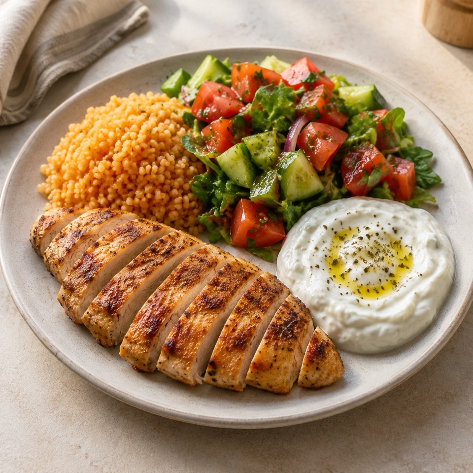 Protein içeriği yüksek, günlük hayatta uygulanabilir bir öğün