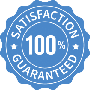 100 percent Satisfaction Guaranteed you will like our work